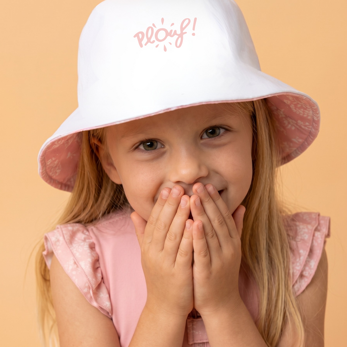 Bob réversible anti-UV pour enfant : Lily