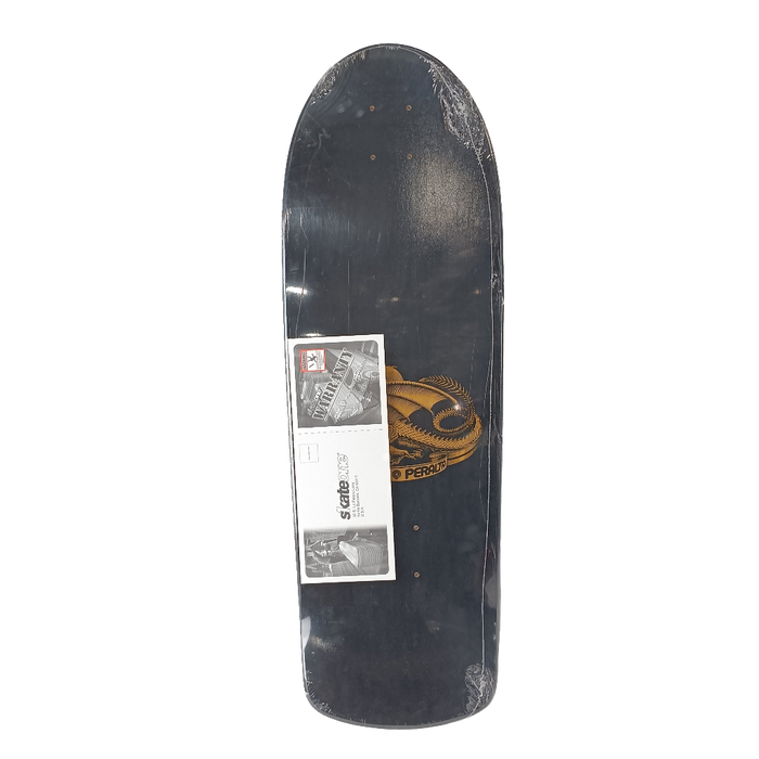 Bones Brigade Powell Peralta Mike Mcgill Skull & Snake Burgundy Yellow Blue BLEM Size 10.0" Vintage NOS Reissue Deck