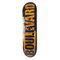 Boulevard Team Logo Black/Yellow 8.3'' Skateboard Deck
