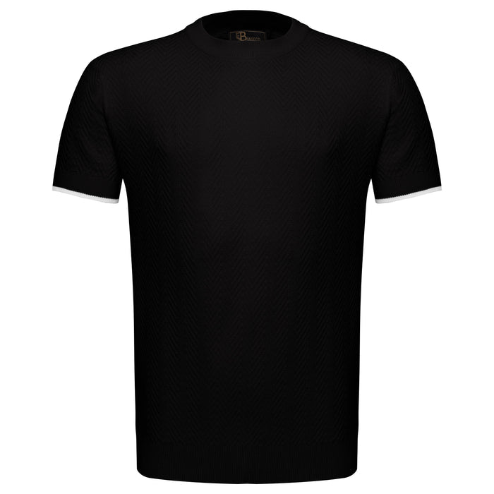 BreezeKnit Tee BLACK
