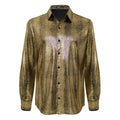 Bright Affluence Button-Up Shirt GOLD - Dudes Boutique