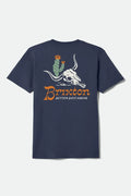 Brixton Barren Standard Navy S/s Shirt