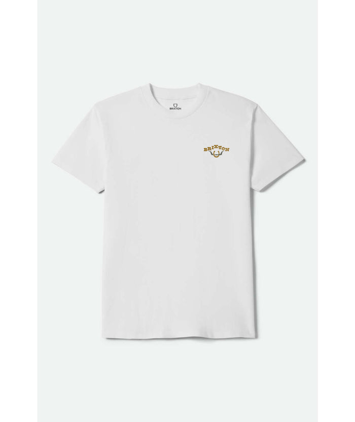 Brixton Beekman White Standard S/s Shirt