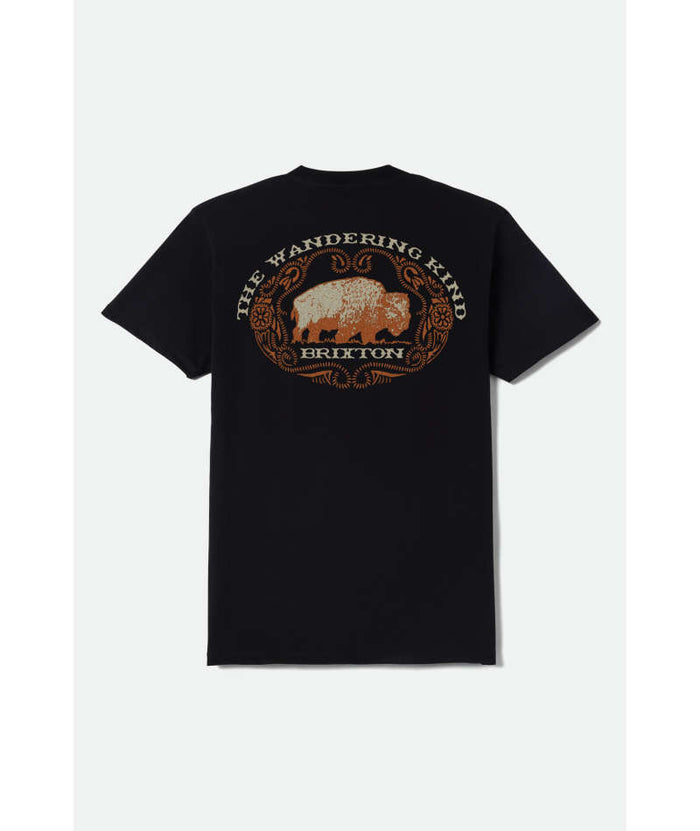 Brixton Coba Black Standard S/s Shirt