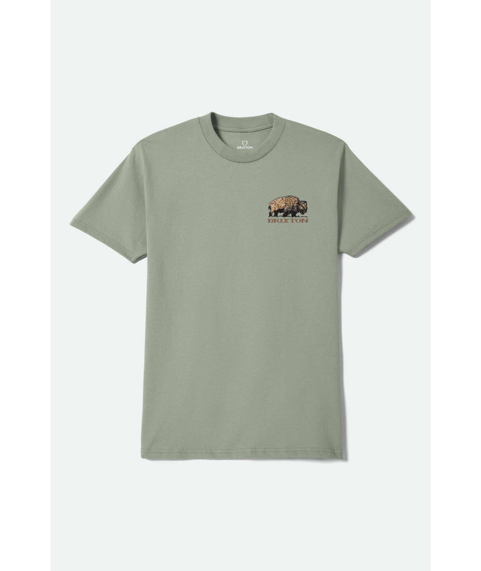 Brixton Coba Desert Green Standard S/s Shirt