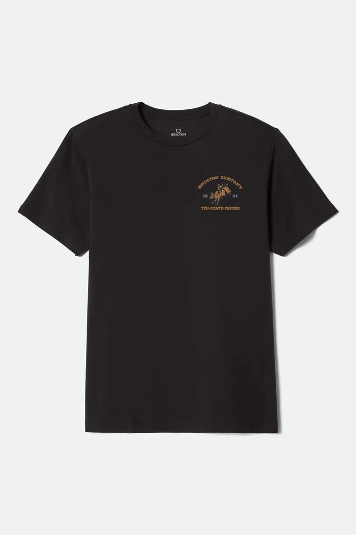 Brixton Danforth Black Standard S/s Shirt
