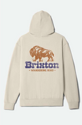 Brixton Drifter White Cap Hooded Sweatshirt
