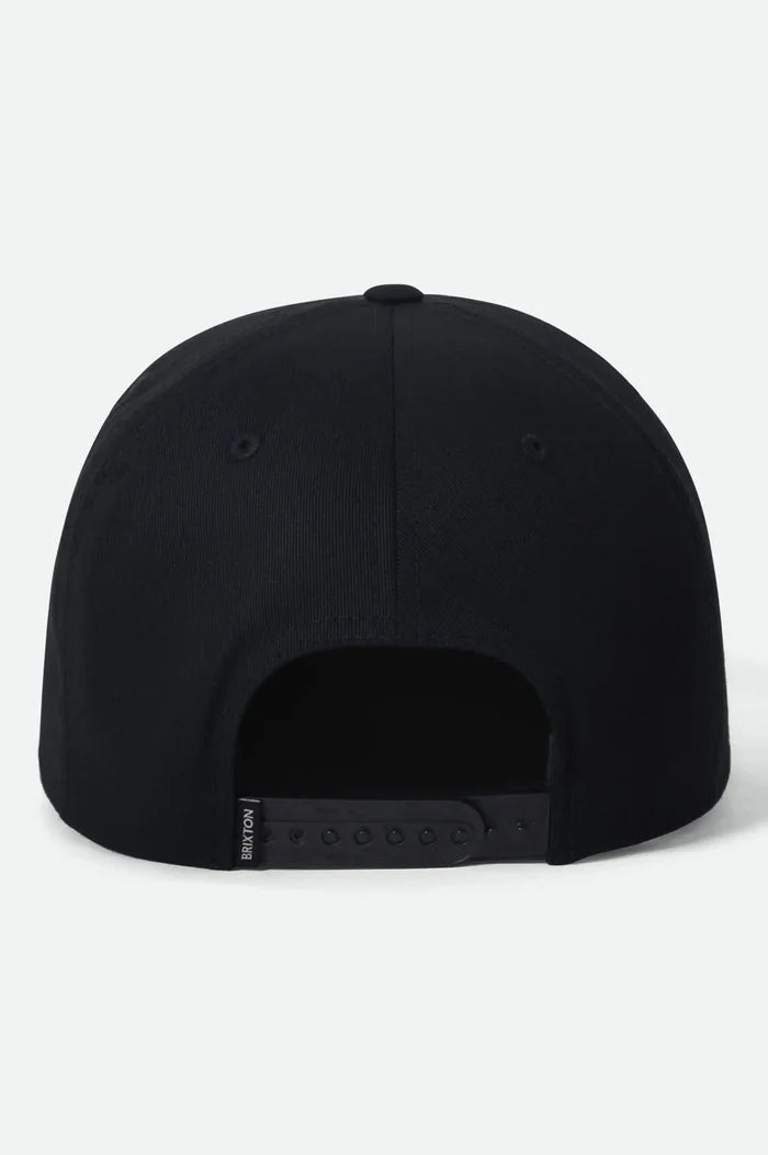 Brixton Free HP Black Snapback Hat