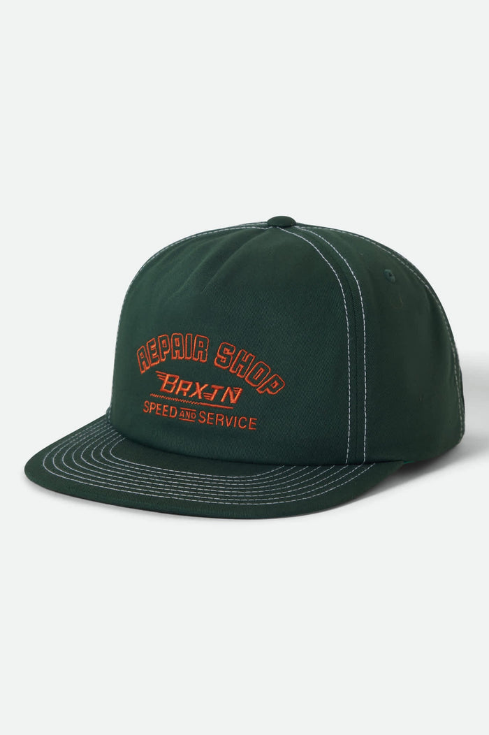 Brixton Repair Shop HP Primal Green Snapback Hat