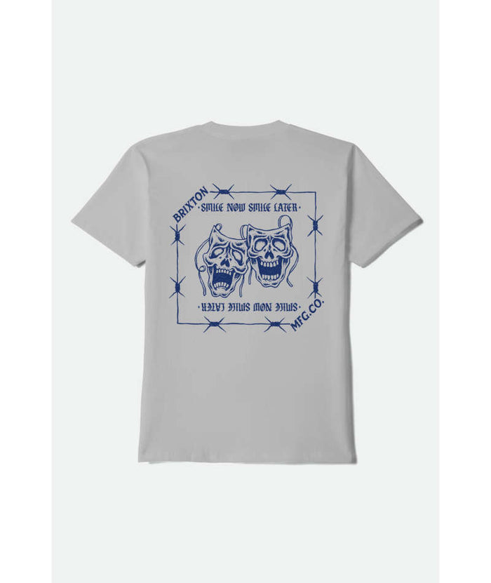 Brixton Smile Always Pebble Stone Worn Wash Standard S/s Shirt