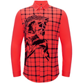 Bronco Edge Button-Up Shirt RED - Dudes Boutique