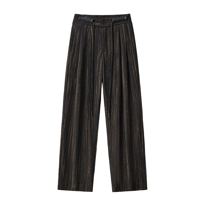 Canyon Set – Printed LS Shirt & Pleated pant BLACK