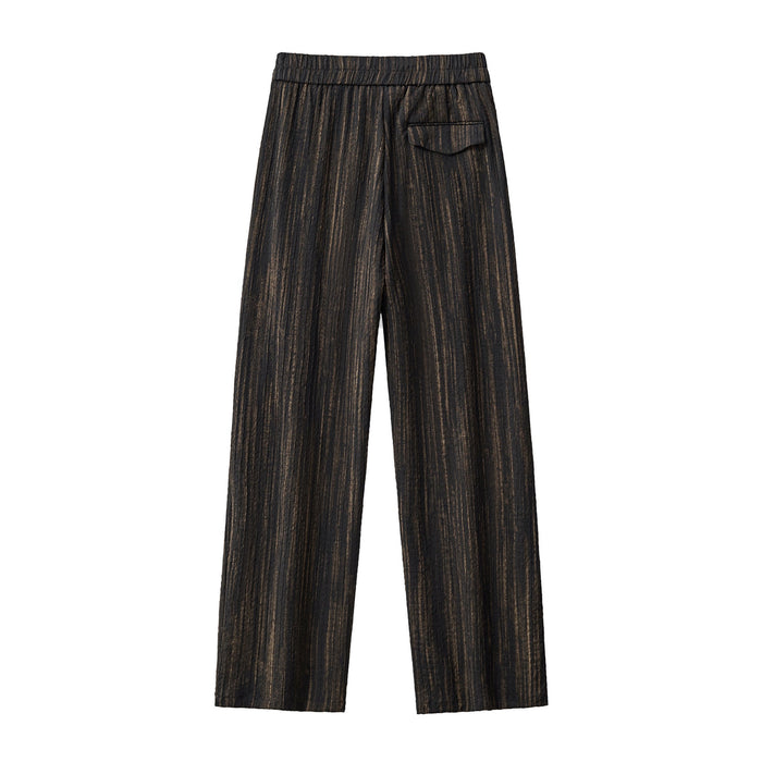 Canyon Set – Printed LS Shirt & Pleated pant BLACK