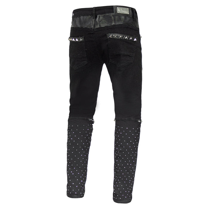 CITY SHINE Pants BLACK