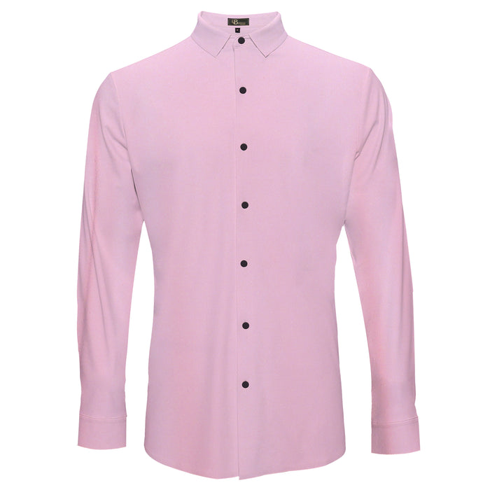 City Stroll Button-Up Shirt PINK - Dudes Boutique