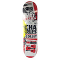 Cliché Charles Collet Stamp Grey/Red 8.1'' Skateboard Deck