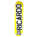 Cliché Ricardo Fonesca Classic Theme Yellow/Black/White 7.5'' Skateboard Deck