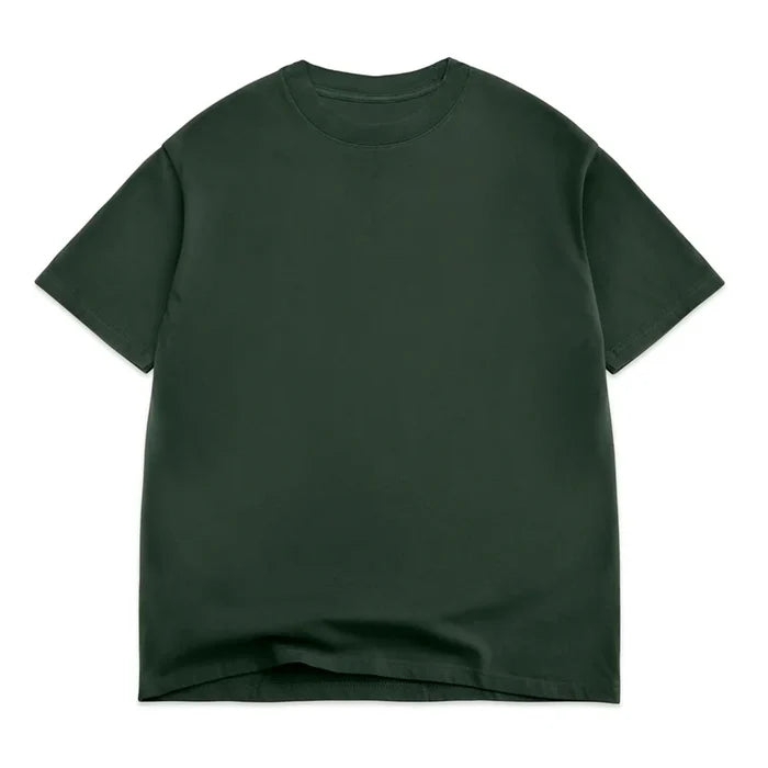 Cotton Collective Oversized Box 7.5 Oz. Forest Green S/s Shirt