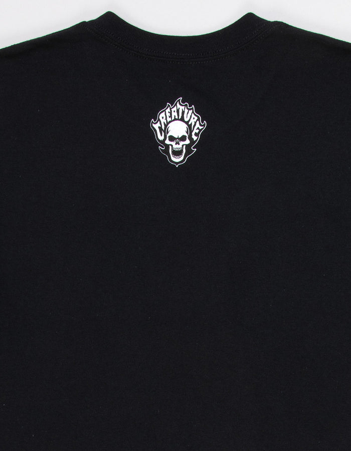 Creature Fortune Logo Black Heavyweight S/s Shirt