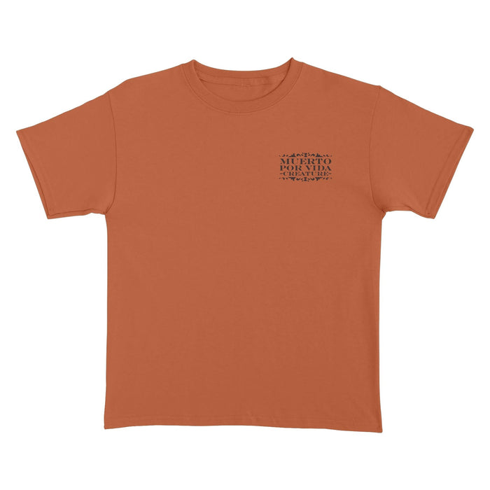Creature La Muerta Relic Heavyweight Texas Orange S/s Shirt