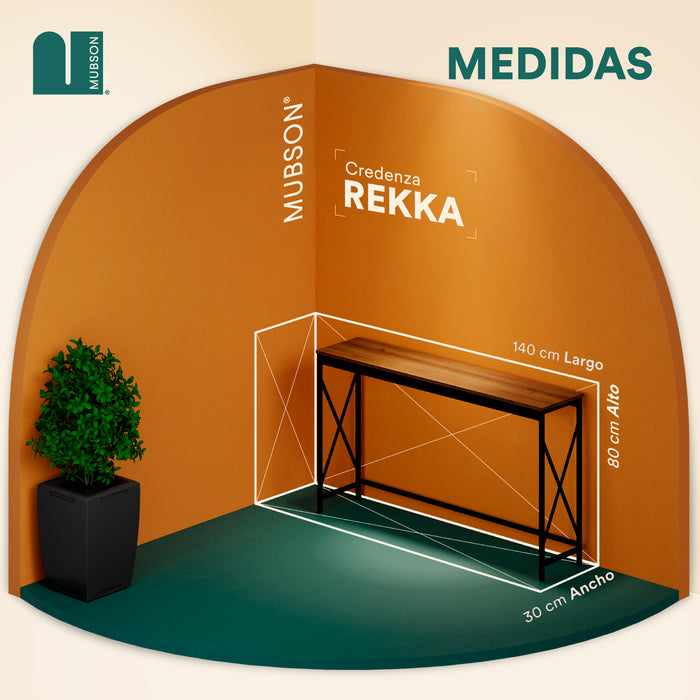 Credenza Recibidor para Sala o Pasillo. Bufetera para Comedor  Rekka