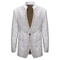 Culture Couture Embellished Blazer – Red Carpet Edition WHITE/GOLD - Dudes Boutique