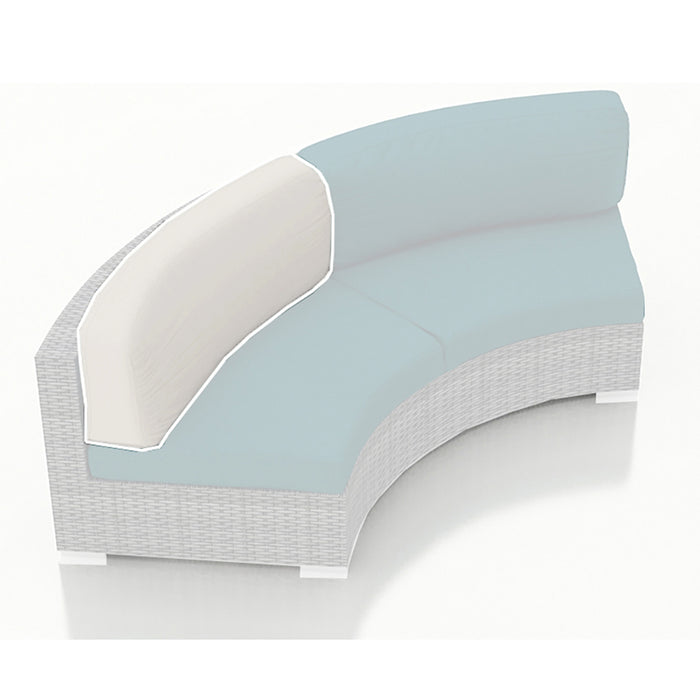 Curve Loveseat Back Cushion