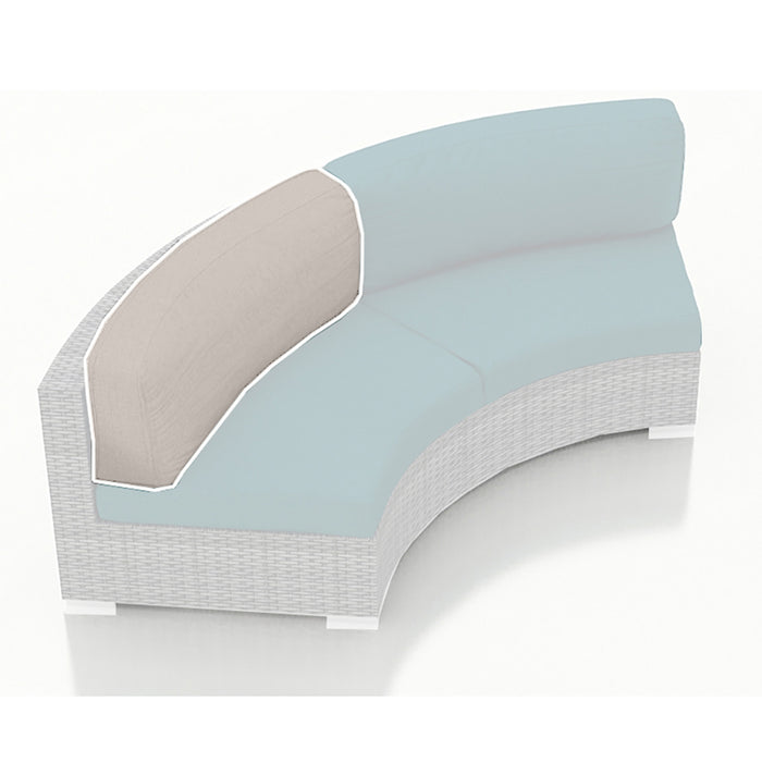 Curve Loveseat Back Cushion