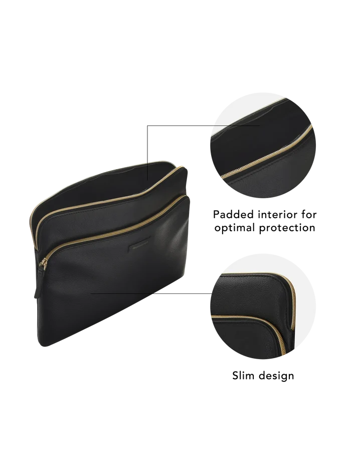dbramante1928 Paris Plus Sleeve for MacBook Air 13" / MacBook Pro 13" - Night Black #color_night-black