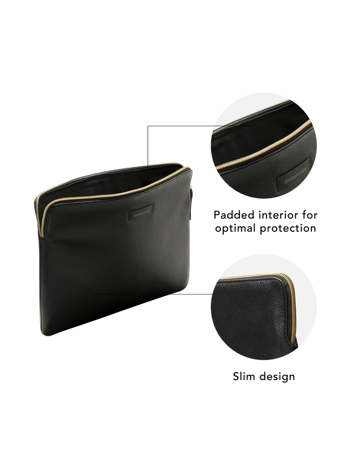 dbramante1928 Paris Sleeve for MacBook Air 13" / MacBook Pro 13" - Night Black #color_night-black