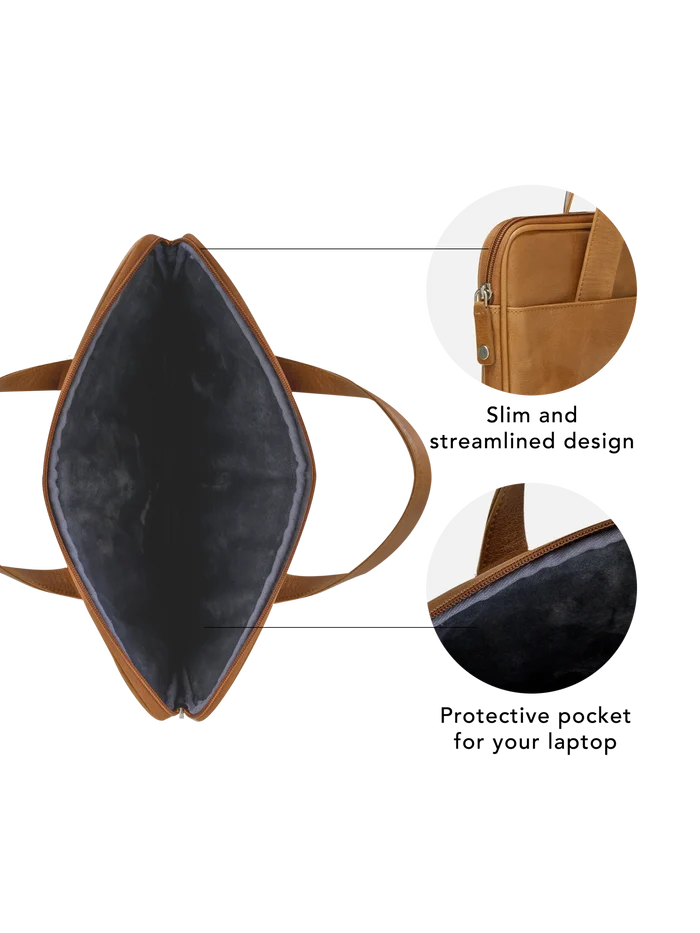 dbramante1928 Silkeborg Bag for MacBook Air 13" / MacBook Pro 13" - Golden tan #color_golden-tan