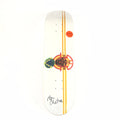 Deathwish Jon Dickson Globe White 8.125  Ron Chatman Signed Skateboard Deck