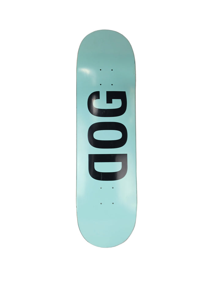 DOG Turquoise Black Size 8.5" Vintage NOS Deck