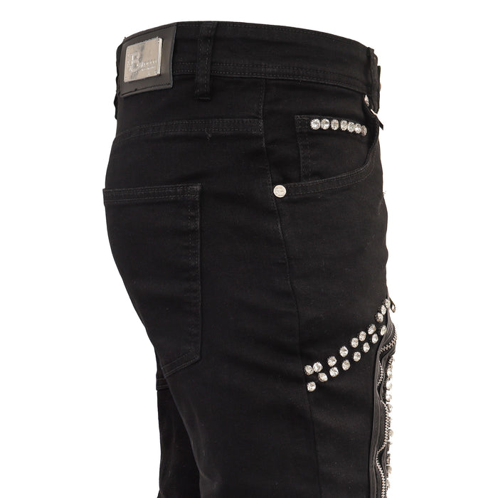 Echo’s of You Denim Pants BLACK