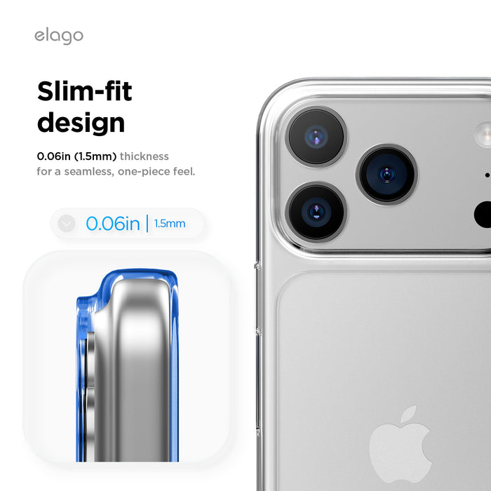 Elago Hybrid Clear Case for iPhone 17 Pro / iPhone 18 Pro