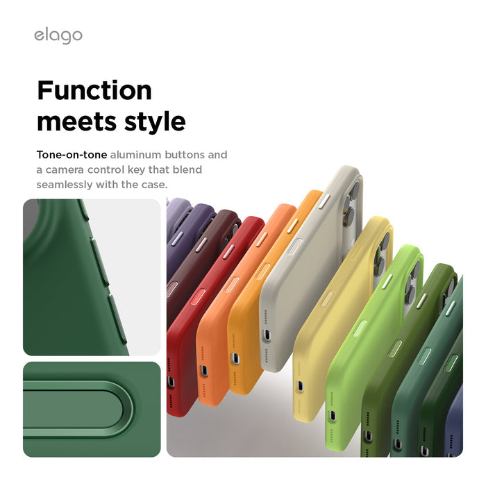 Elago Mag Silicone Case for iPhone 17 Pro Max / iPhone 18 Pro Max - Alpine Green #color_alpine-green