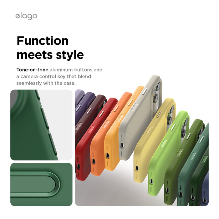 Elago Mag Silicone Case for iPhone 17 Pro / iPhone 18 Pro - Alpine Green #color_alpine-green