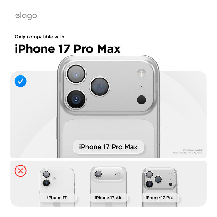 Elago MagLeather Case for iPhone 17 Pro Max / iPhone 18 Pro Max - Black #color_black