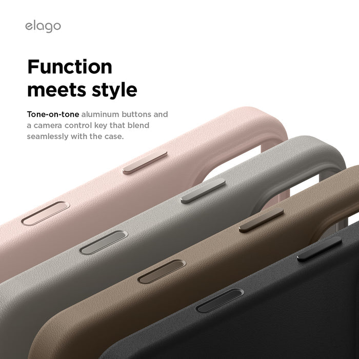 Elago MagLeather Case for iPhone 17 Pro Max / iPhone 18 Pro Max - Black #color_black