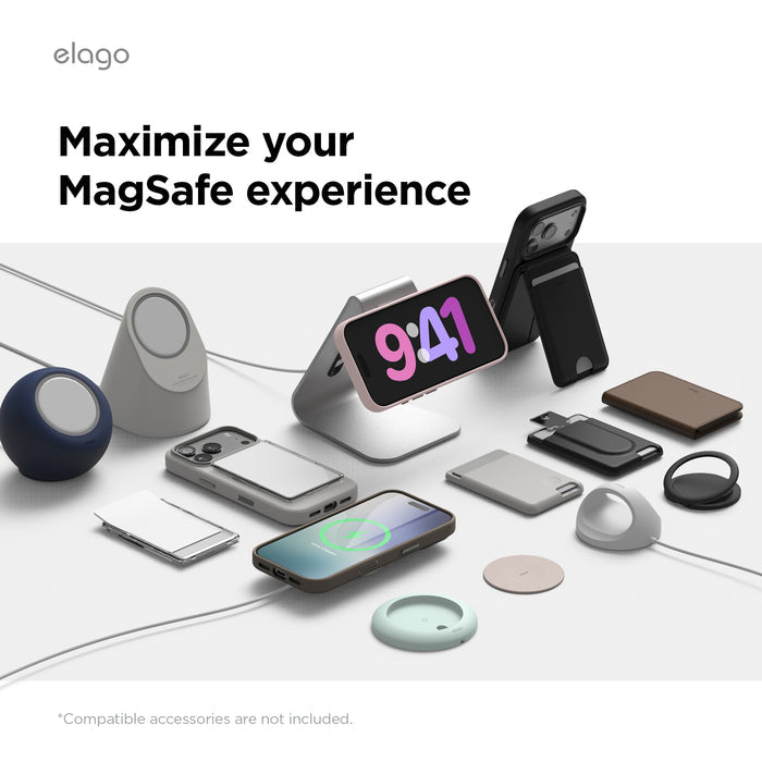 Elago MagLeather Case for iPhone 17 Pro Max / iPhone 18 Pro Max - Black #color_black
