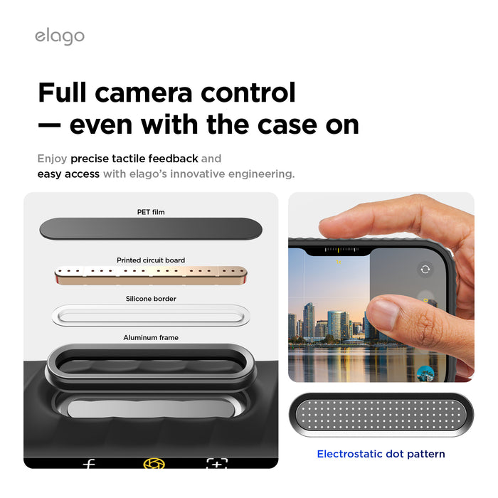 Elago MagRidge Silicone Case for iPhone 17 Pro Max / iPhone 18 Pro Max - Black #color_black