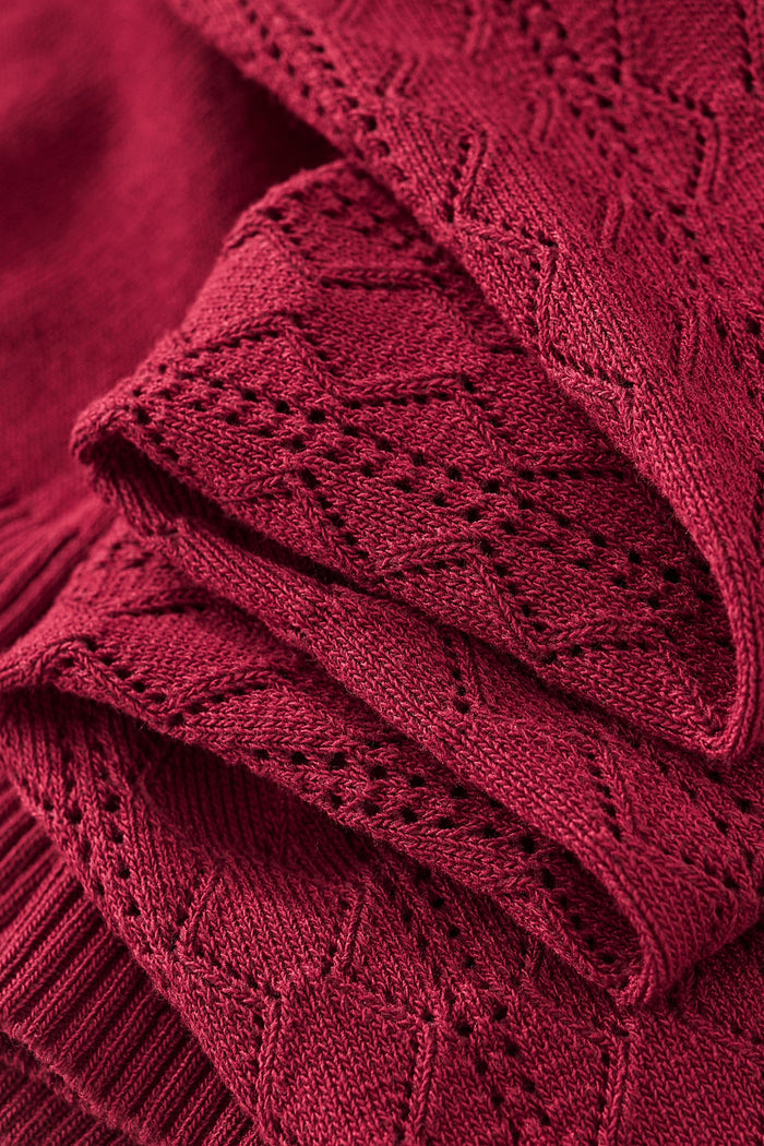 Elevare Knit Polo RED