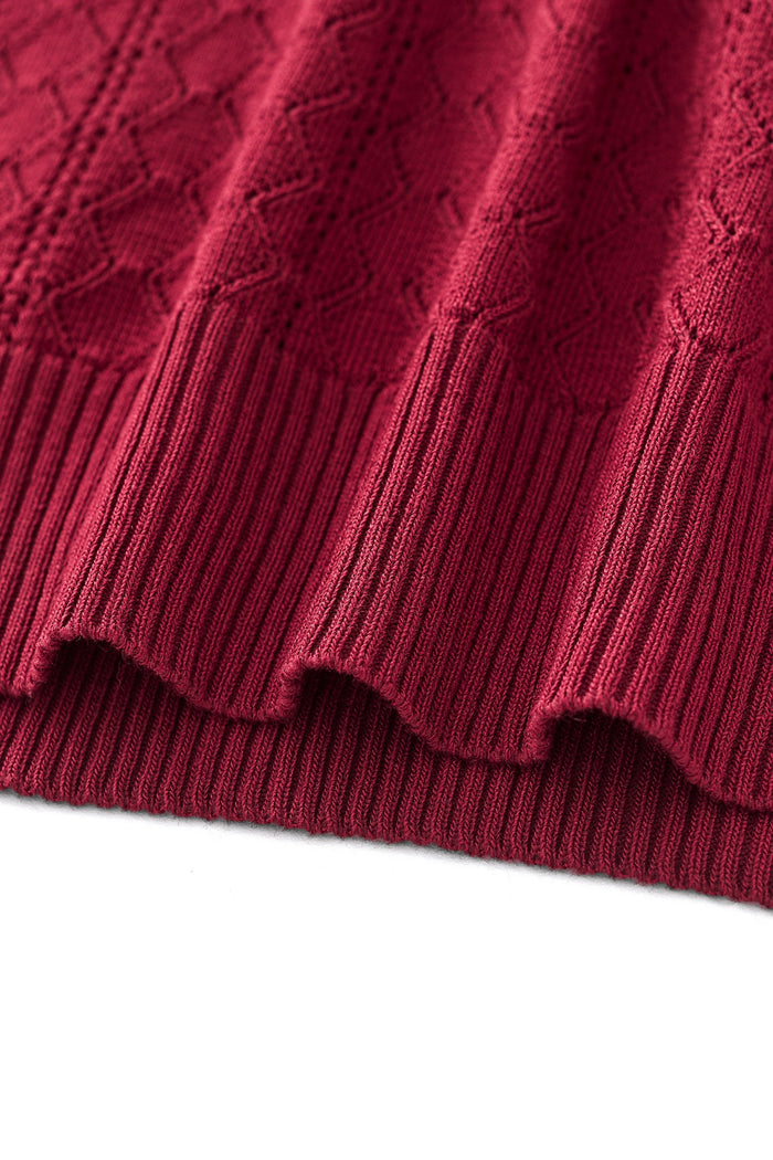 Elevare Knit Polo RED