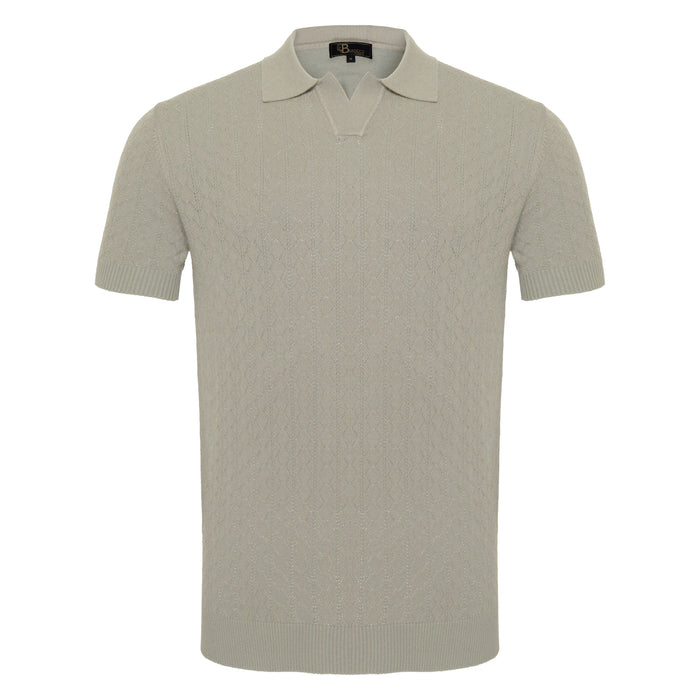 Elevare Knit Polo WHITE