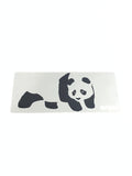 Enjoi Skateboards Panda Clear Grey Black 12.5" x 6" (Large) Sticker