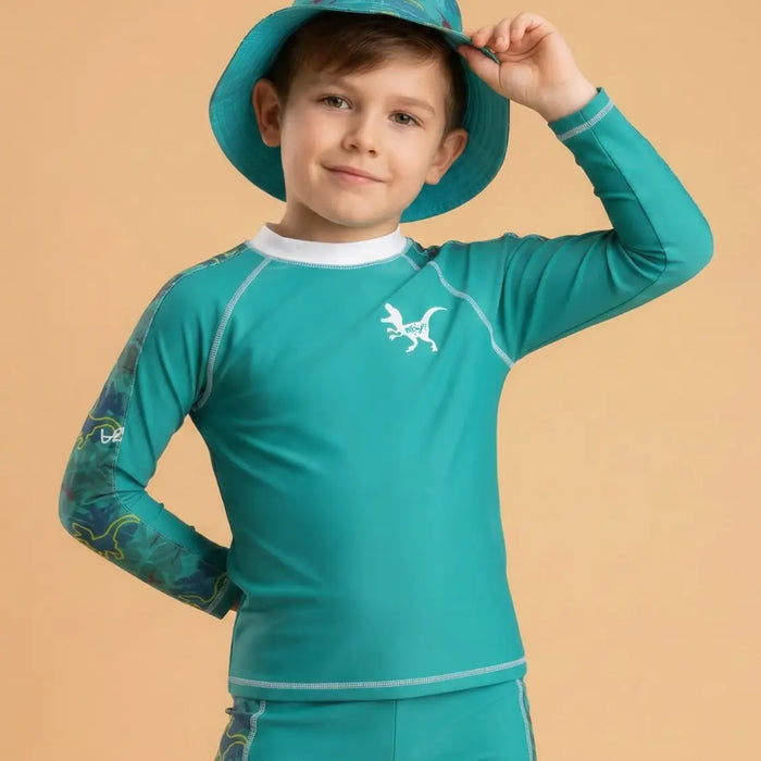 Ensemble Anti-UV garçon : Iguanodon Plouf