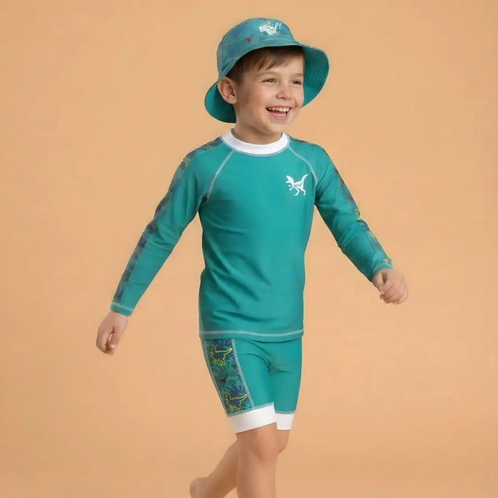 Ensemble Anti-UV garçon : Iguanodon Plouf