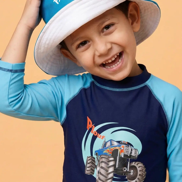 Ensemble Anti-UV garçon : Monster Truck Plouf