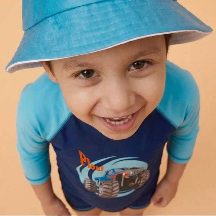 Ensemble Anti-UV garçon : Monster Truck Plouf