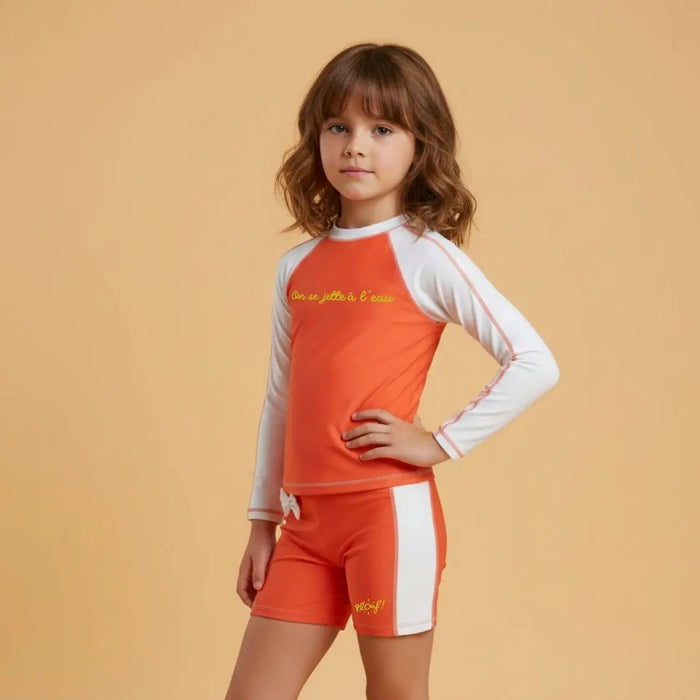 Ensemble enfant Anti-UV fille : Sunny Plouf